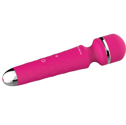Massaggiatore Nalone Rosa Roccia con design ergonomico e dettagli in rosa, ideale per rilassare i muscoli e alleviare la tensione.
