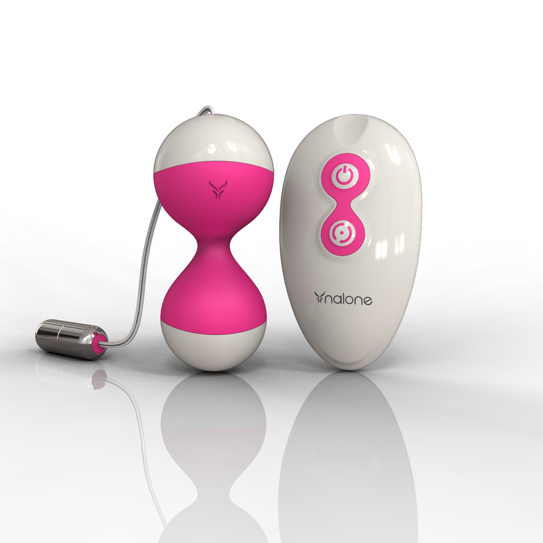 Dispositivo Nalone Miu Miu Kegel per esercizi di controllo a distanza, con design compatto e funzionale.
