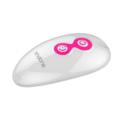 Dispositivo Nalone Miu Miu Kegel per esercizi di controllo a distanza, con design compatto e funzionale.