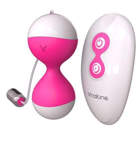 Dispositivo Nalone Miu Miu Kegel per esercizi di controllo a distanza, con design compatto e interface intuitiva.
