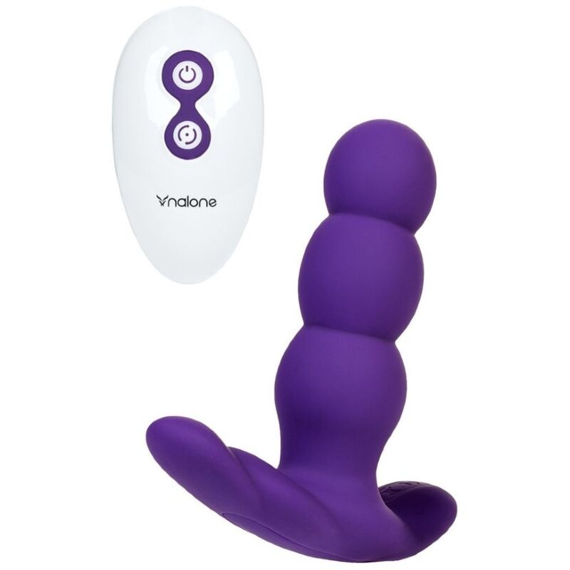 Telecomando anale Nalone Pearl lilla con design elegante e superficie liscia, ideale per stimolazione anale.