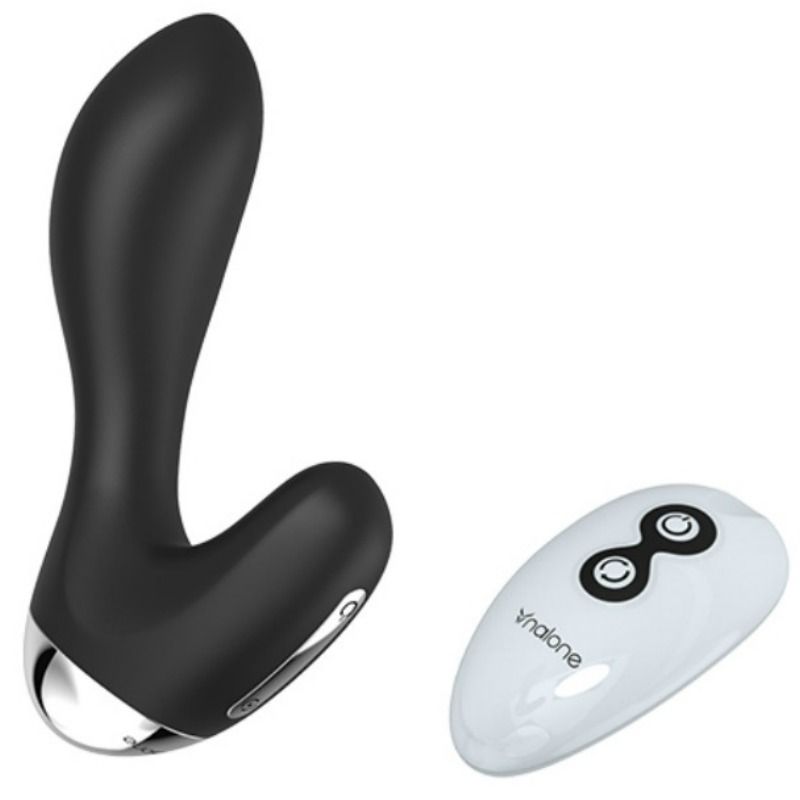 Prop telecomando prostatico anale Nalone, dispositivo di stimolazione anale con design ergonomico e sicuro.