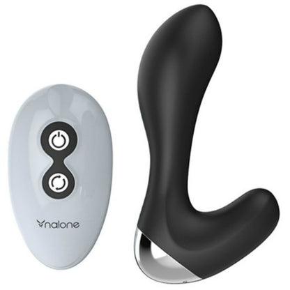 Prop telecomando prostatico e anale Nalone, dispositivo di benessere maschile, visibile in dettaglio in questa immagine.