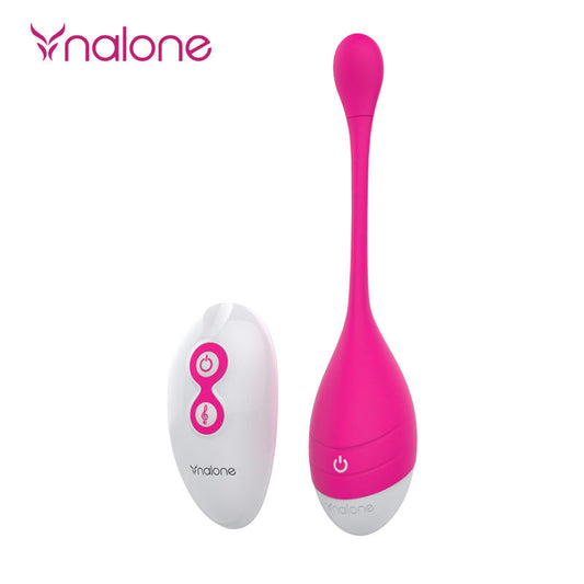 Telecomando Nalone Sweetie rosa con pulsanti grandi e design ergonomico, ideale per controllare dispositivi elettronici.