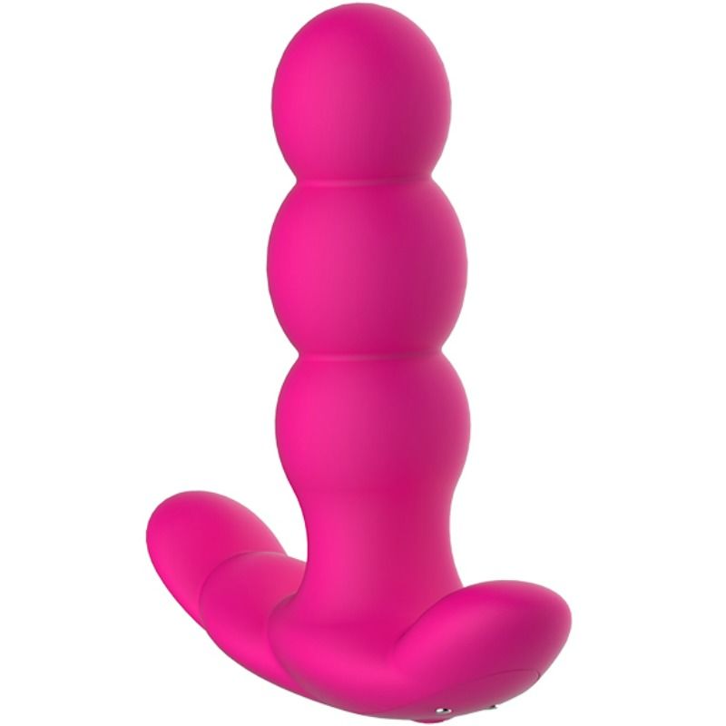 Vibratore anale Nalone Pearl nero con telecomando, design elegante e discreto, ideale per stimolazione anale.