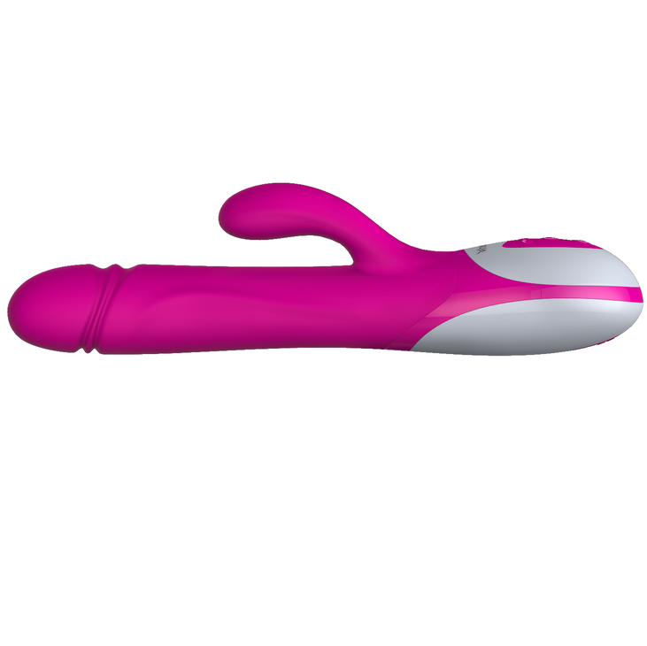 Vibratore doppio stimolatore Wave di Nalone, con design ergonomico e superficie liscia per piacere duale.