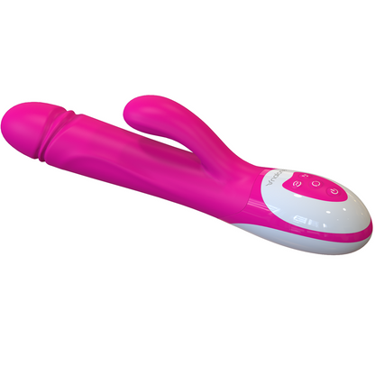 Vibratore doppio stimolatore Wave del marchio Nalone, design ergonomico e dettagli lisci per piacere e stimolazione.