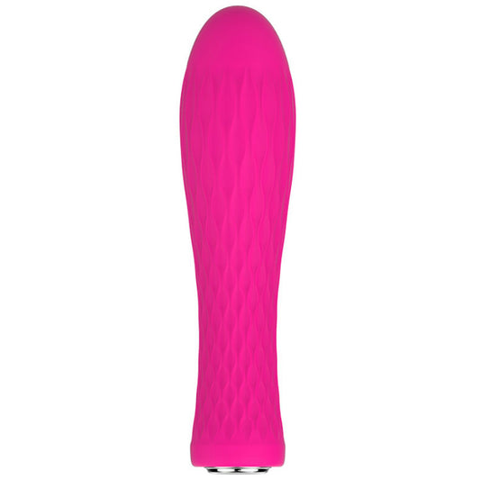 Vibratore Ian Mini rosa di Nalone, compatto e ergonomico, ideale per stimolazione personale, visibile in immagine.