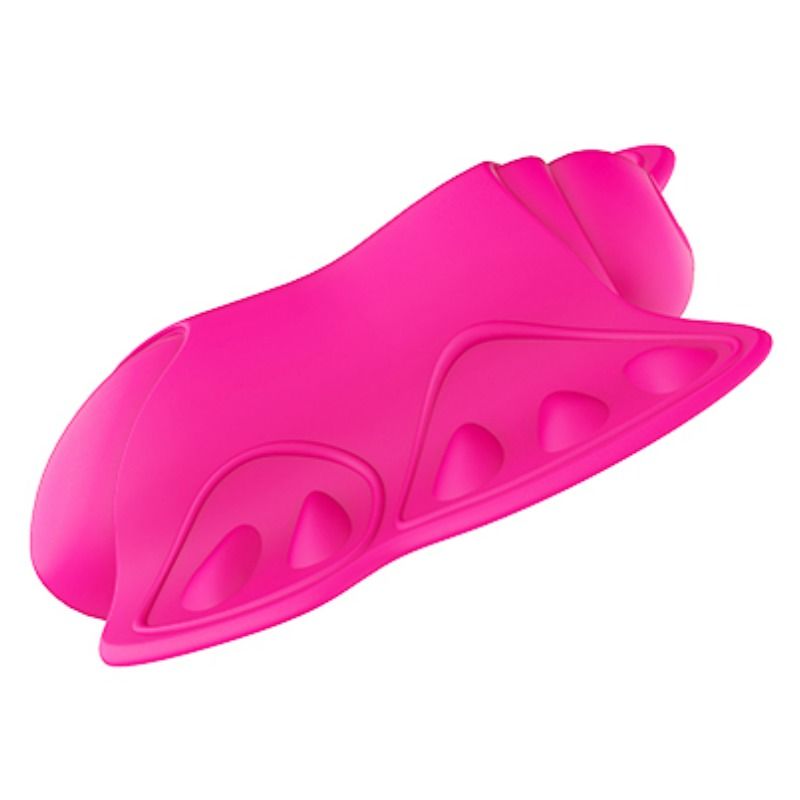 Vibratore Madam Mini Butterfly di Nalone, piccolo e realistico, con design a farfalla per stimolazione sensoriale, in dettaglio.