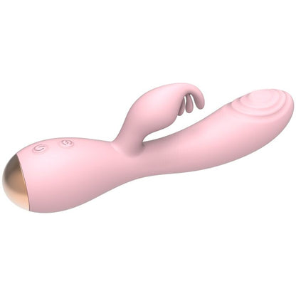Vibratore Magic Stick Nalone con coniglio rosa chiaro, stimolatore vibrante e divertente per il piacere.