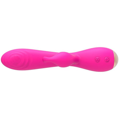 Vibratore Magic Stick Rabbit Nalone in rosa, con design ergonomico e stimolazione duale, immagine del prodotto.