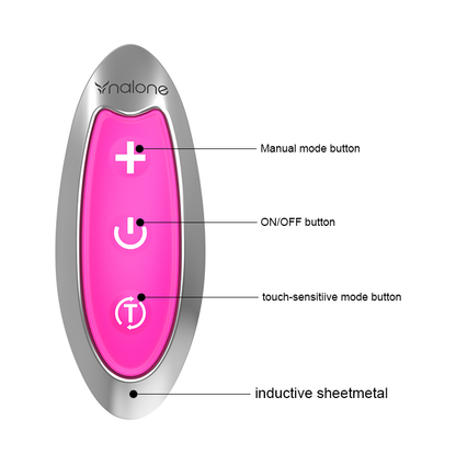 Vibratore stimolatore intelligente Nalone Curve con design curvato e superficie liscia, ideale per stimolazione mirata.