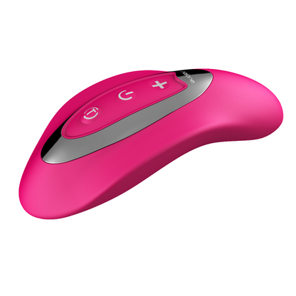 Vibratore stimolatore intelligente NALONE Curve con design ergonomico, realizzato in silicone morbido e flessibile.