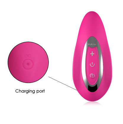 Vibratore stimolatore intelligente Nalone Curve con design ergonomico, superficie liscia e dettagli curvi per piacere intenso