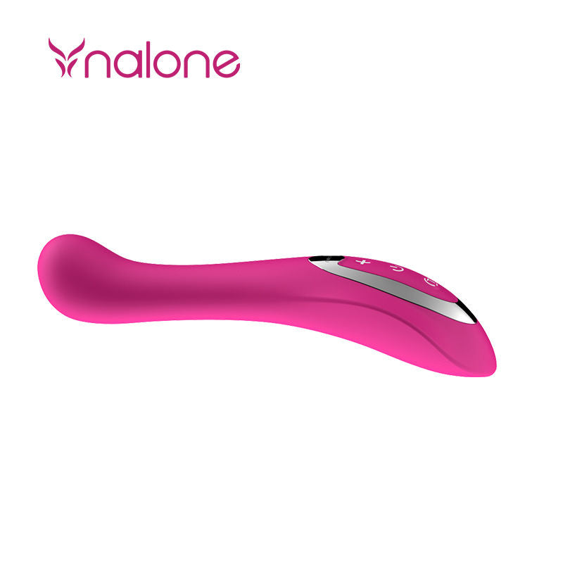 Vibratore touch system rosa Nalone con design ergonomico e superficie liscia, ideale per stimolazione e piacere.