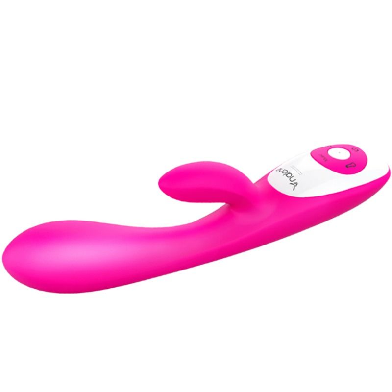 Vibratore ricaricabile Nalone con controllo vocale, design elegante e pulsante di accensione, visibile nell'immagine