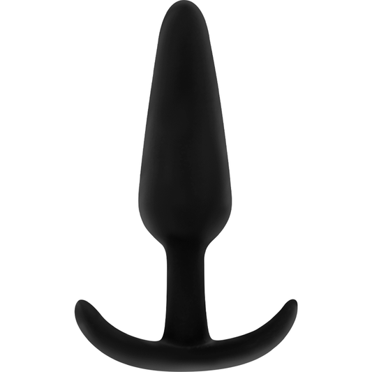 Plug anale in silicone con maniglia piccolo di OHMAMA ANAL, forma ergonomica e superficie liscia per uso confortevole