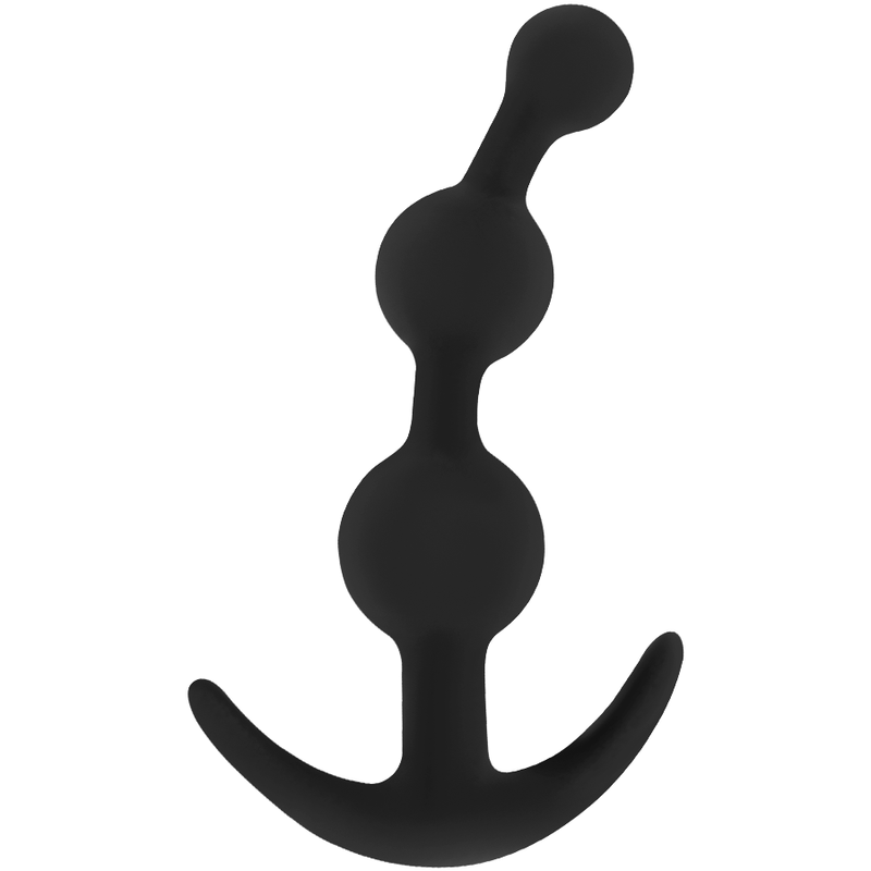 Plug anale in silicone curvo OHMAMA ANAL, 13 cm, con superficie liscia e design ergonomico per massimo comfort.