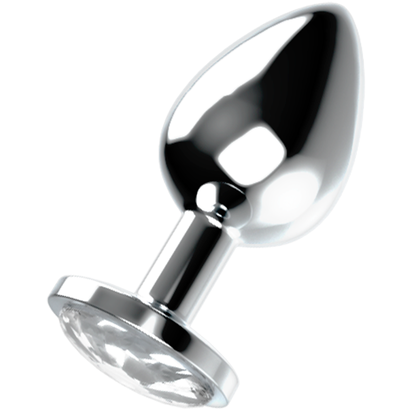 Plug anale OHMAMA con cristallo in vetro, design elegante e liscio, ideale per piacere e stimolazione.