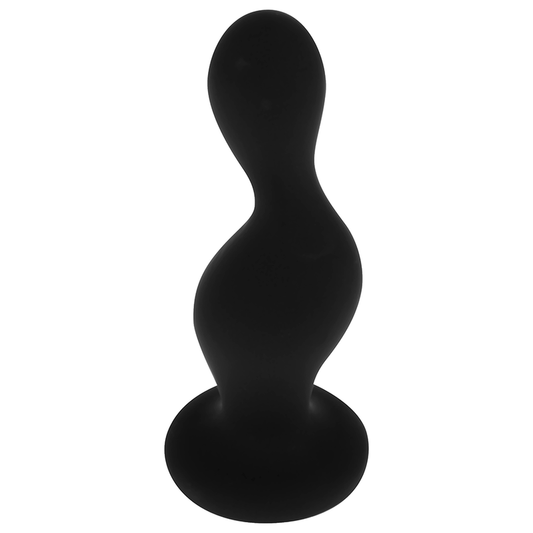 Plug anale in silicone OHMAMA P-Point, lunghezza 12 cm, con design ergonomico e superficie liscia.