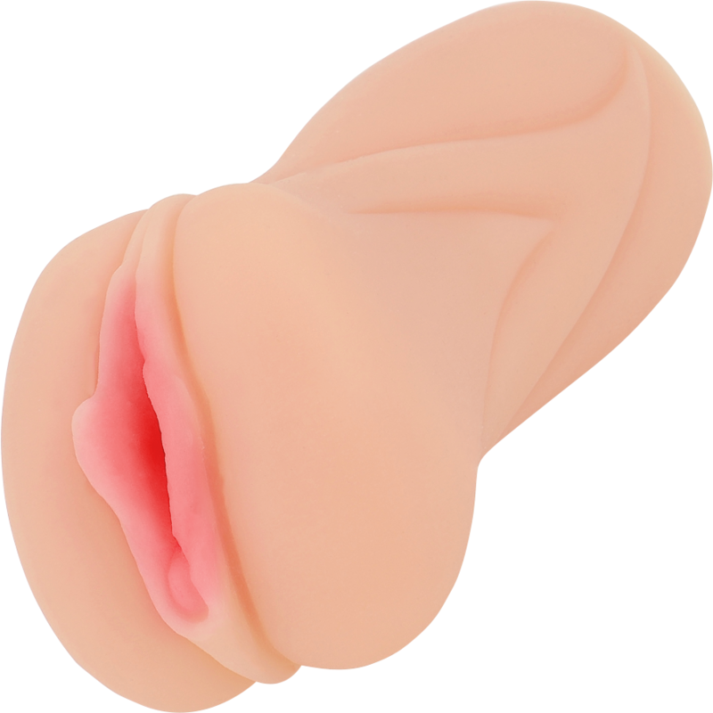Masturbatore maschile OHMAMA FOR HIM a forma di vagina, con dettagli realistici, in silicone morbido, per piacere personale.