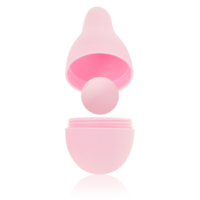Sistema di peso Kegel OHMAMA Set per il rafforzamento del pavimento pelvico, con dettagli visivi del dispositivo e materiali.