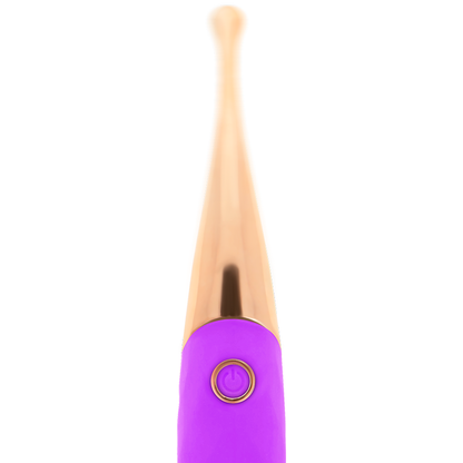 Stimolatore clitoride ricaricabile OHMAMA in colore lilla con 36 modalità di vibrazione, design elegante e compatto.