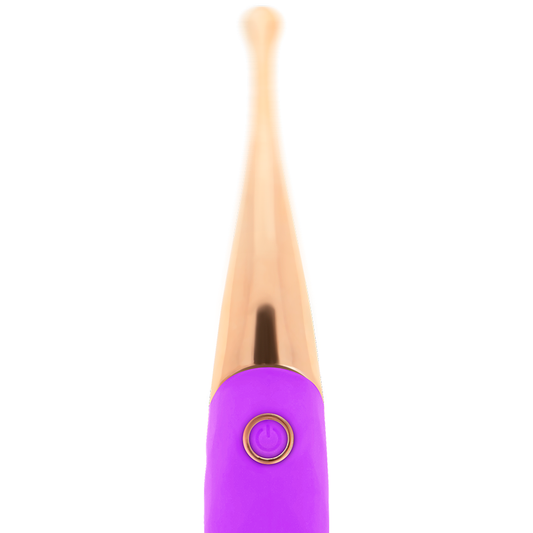 Stimolatore clitoride ricaricabile OHMAMA in colore lilla con 36 modalità di vibrazione, design elegante e compatto.