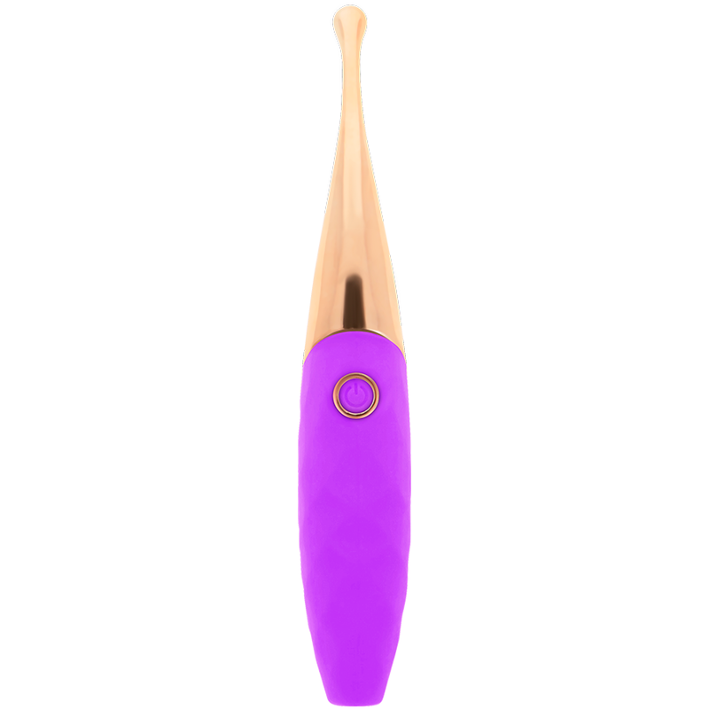 Stimolatore clitoride ricaricabile OHMAMA STIMULATING con 36 modalità, colore lilla, visibile con pulsanti e design ergonomico.