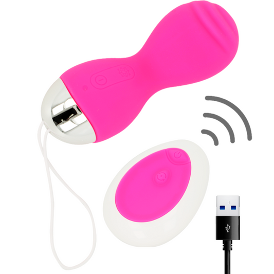 Uovo vibrante flessibile e ricaricabile del marchio OHMAMA VIBRATORS, dispositivo di stimolazione personale.