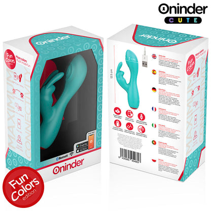 Vibratore clitorideo e punto G ONINDER CUTE Love Bunny con design a coniglio e controllo tramite app gratuita.