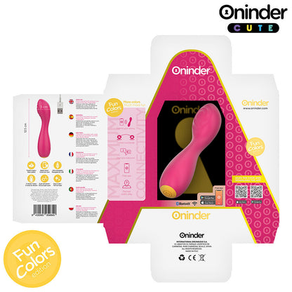 Vibratore punto G ONINDER CUTE Love Buddy Master con controllo tramite app, design compatto e colorato per il piacere personale.