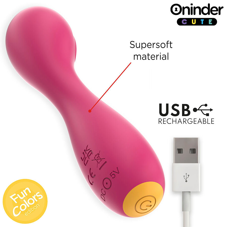 Vibratore Punto G ONINDER CUTE Love Buddy Master con design ergonomico e controllo tramite app, ideale per il piacere personale.
