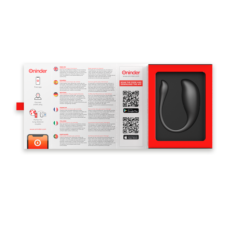 Uovo vibrante ONINDER Nairobi rosa con app gratuita, immagine che mostra l'uovo colorato e la superficie lucida.