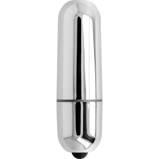 Mini proiettore vibrante ONLINE in colore argento, compatto e portatile con effetti luminosi dinamici.