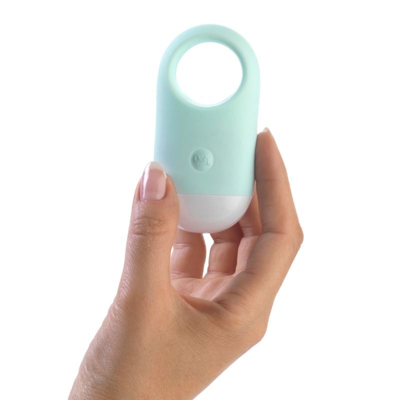 Anello blu di sostituzione Ooh by JE JOUE, con finitura lucida e design elegante, visibile in primo piano.