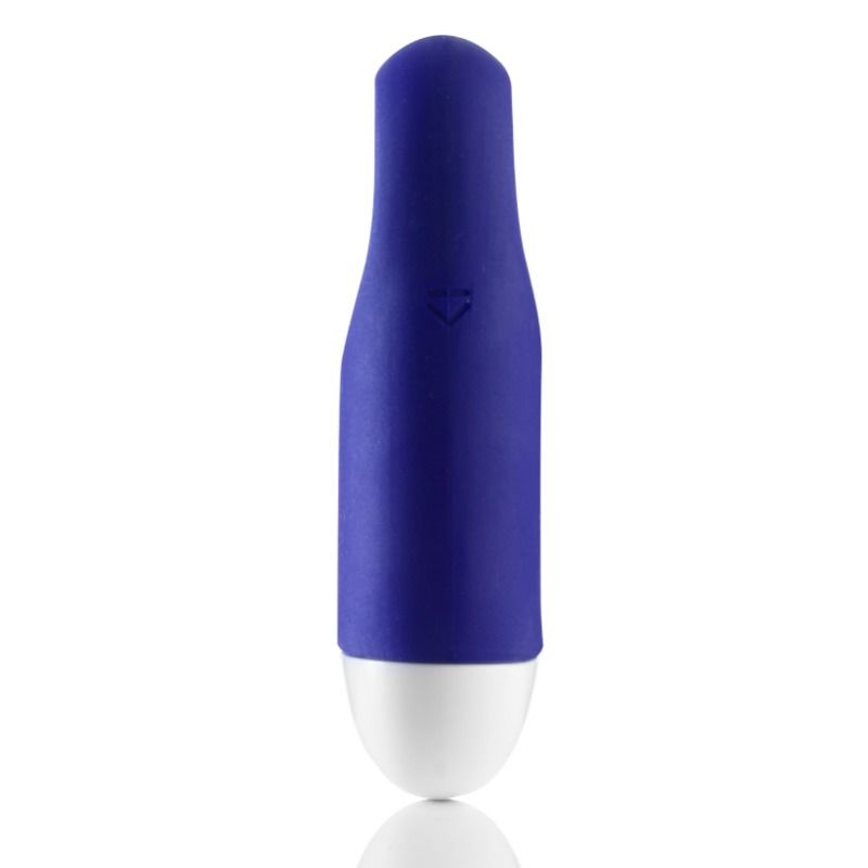 Anello blu elettrico di ricambio per Ooh by JE JOUE, mostrato in primo piano su sfondo neutro.