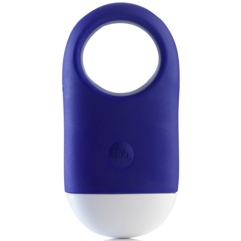 Anello blu elettrico Ooh by JE JOUE, prodotto di sostituzione, visibile in immagine con dettagli del design e colore blu vibrante.