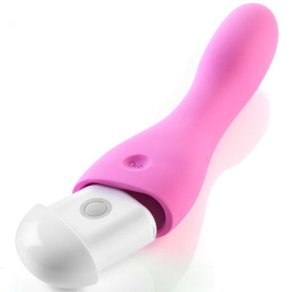 Stimolatore rosa Ooh by JE JOUE - OOH BY SOSTITUZIONE, dettaglio del dispositivo con superficie liscia e design ergonomico