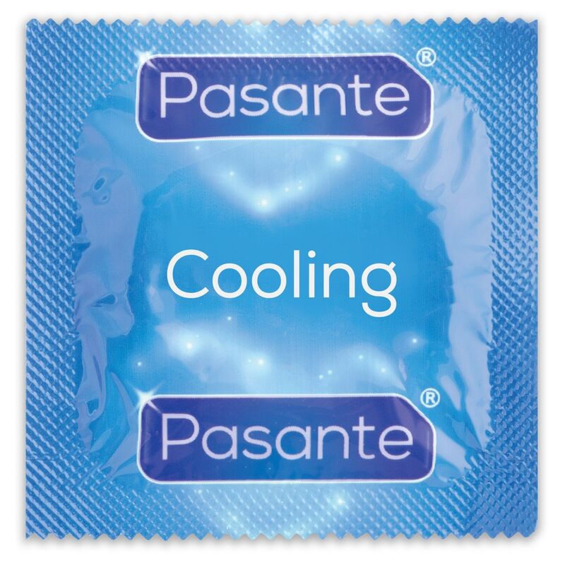 Preservativi Pasante Climax con 6 effetti caldi e 6 effetti freddi, confezione da 12 pezzi, scatola con prodotti e texture visibile