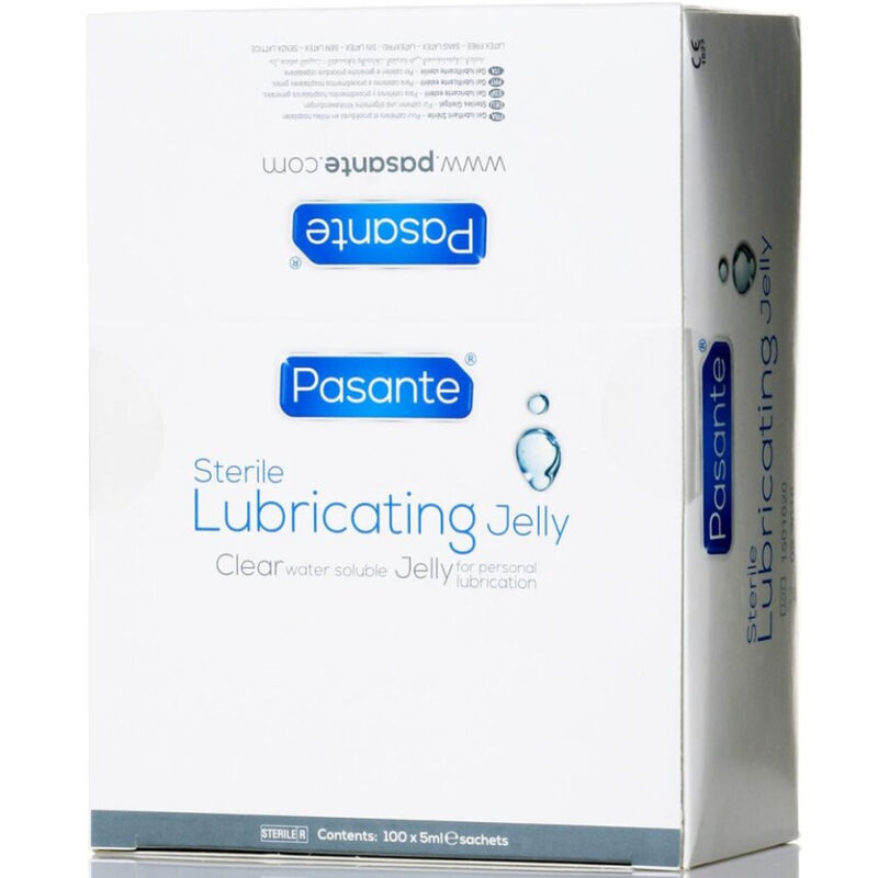 Gelatina lubrificante monodose Pasante da 5 ml, sterile, con confezione singola, ideale per uso intimo e comfort.