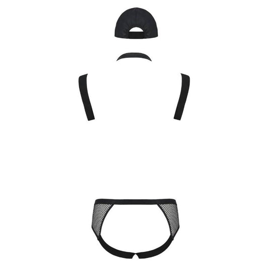 Set intimo Passion Men nero, taglia L/XL, composto da boxer e slip in tessuto morbido e confortevole.