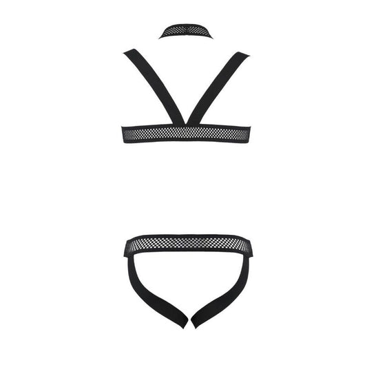 Set uomo Passion Men nero, modello Jacob, taglie L/XL, completo con dettagli eleganti e tessuto di alta qualità.