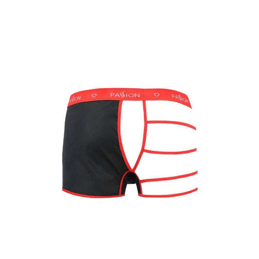 Set di lingerie nero PASSION MEN PASSION - 055 MARK S/M, dettagli in pizzo e tessuto morbido, visibile nell'immagine.