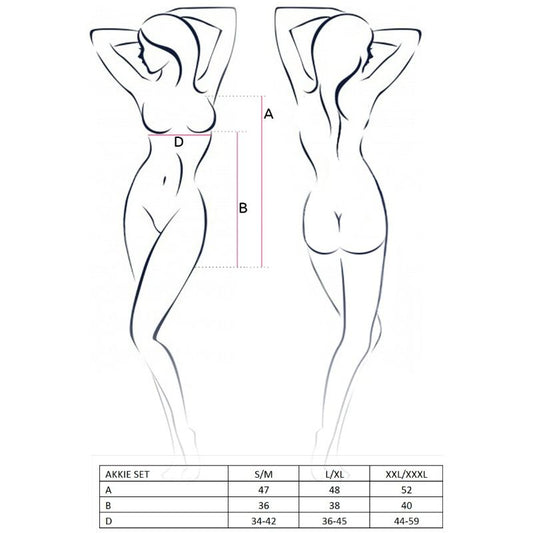 Set di costume da infermiera donna PASSION WOMAN, completo bianco S/M con dettagli realistici e stile femminile.