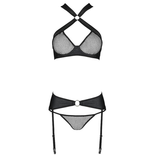 Set Amanda in pelle ecologica PASSION WOMAN, completo in taglia S/M, con giacca e pantaloni coordinati.
