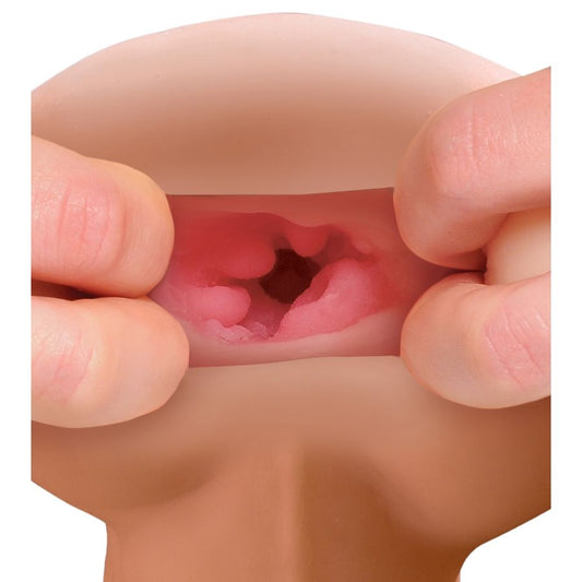 Maschio PDX MALE Intorno a Stroker, dispositivo di stimolazione maschile con design ergonomico e dettagli realistici.