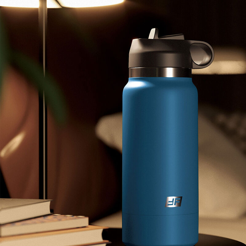 Stroker vaginale discretto PDX PLUS FUCK FLASK modello 1 in silicone color carne, dettaglio interno realistico.