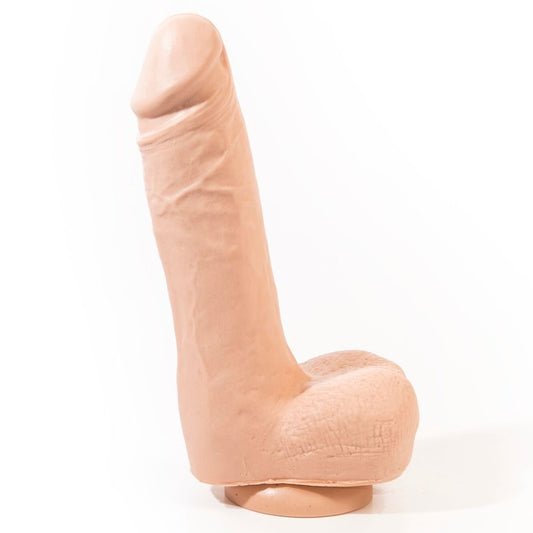 Dildo realistico PINK ROOM ANTON in silicone flesh di 21,5 cm, dettagli realistici e forma naturale per uso personale