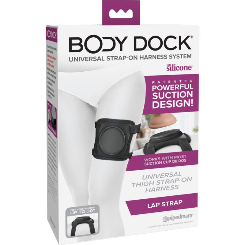 Imbracatura Body Dock PIPEDREAMS con cinghia lavabile, cinturino regolabile e design ergonomico per maggiore comfort.